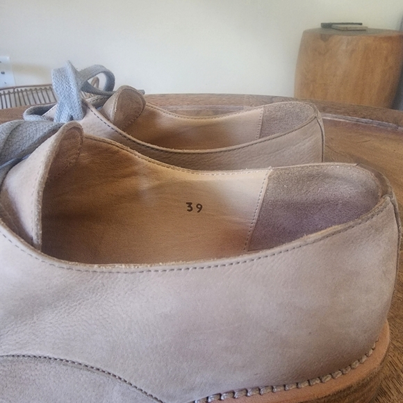 Brunello Cucinelli Leather Oxford Derby Shoes Mens US Size 6 / EU 39 - Picture 6 of 15